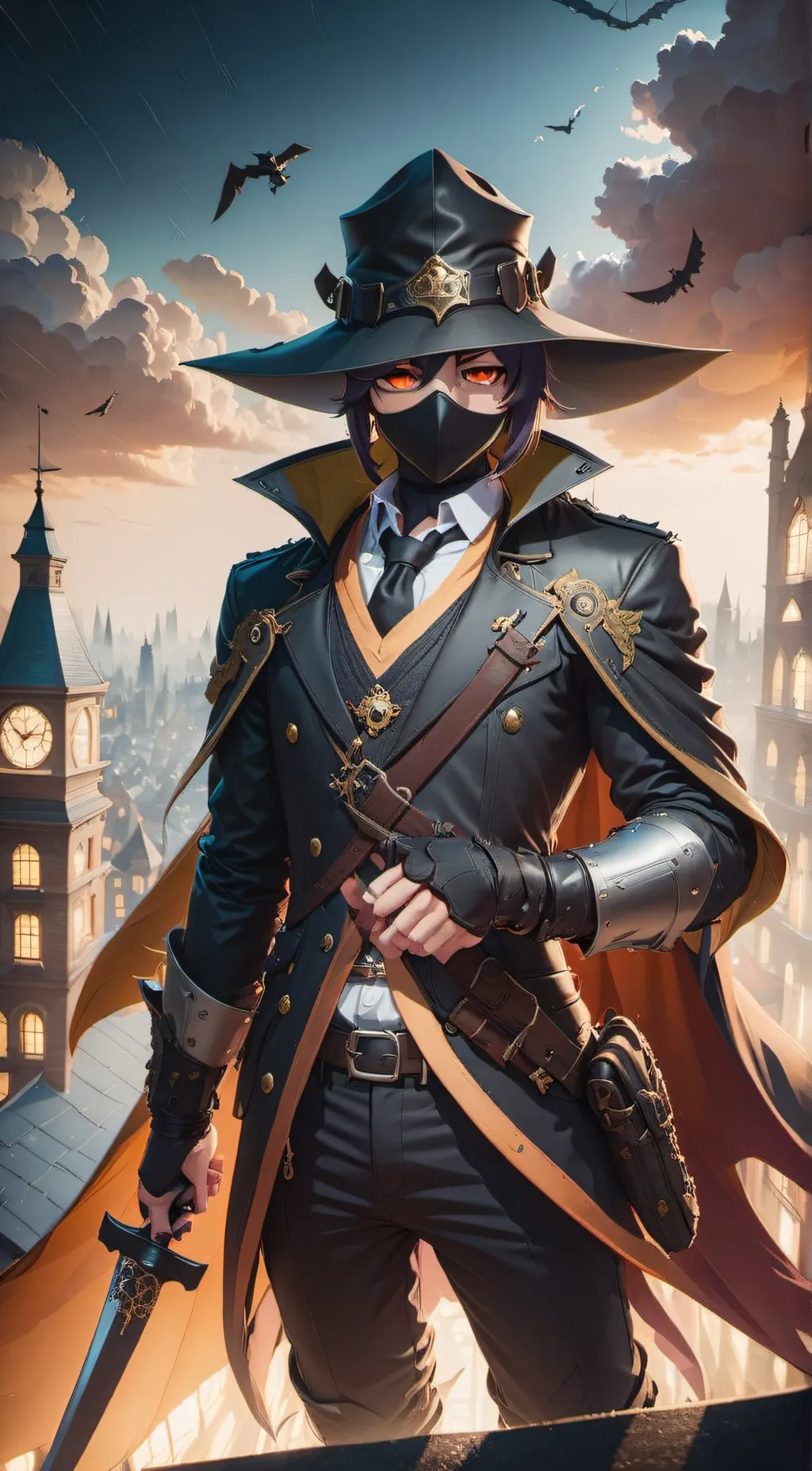 ai character: Plague background