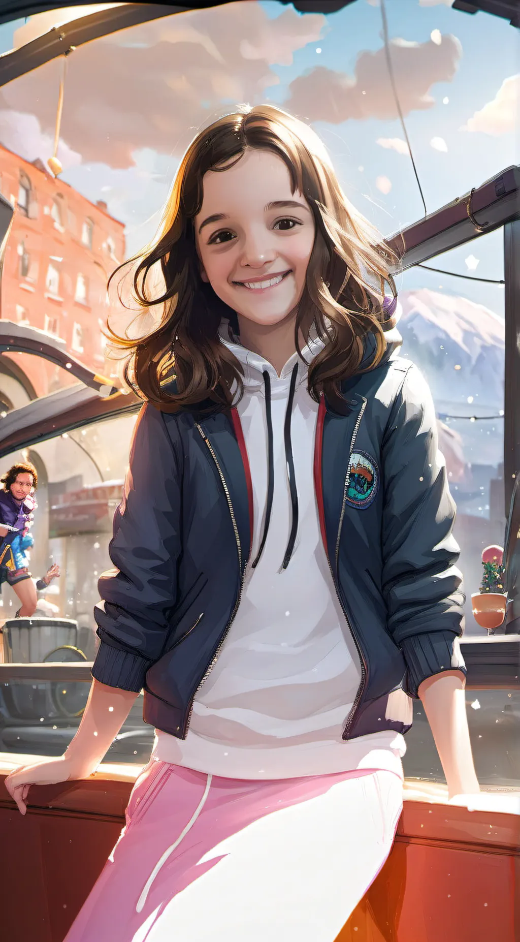 ai character: becky palmer  background