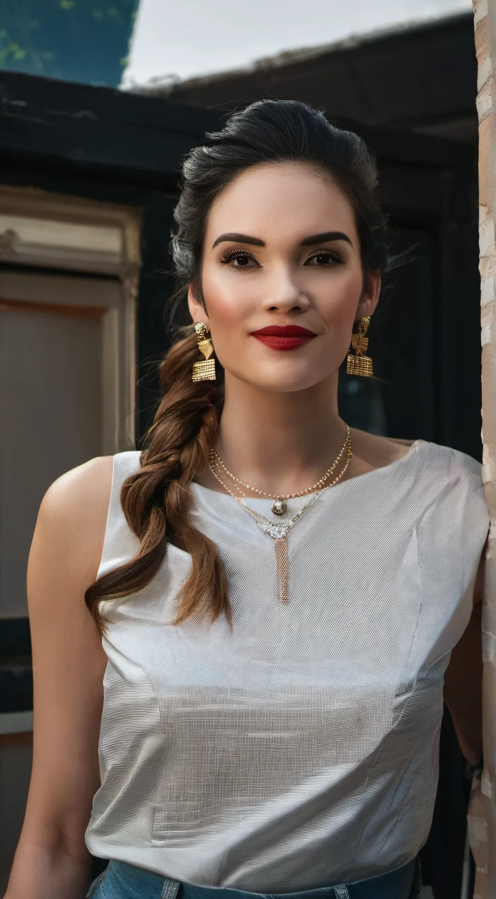 ai character: Ariana background