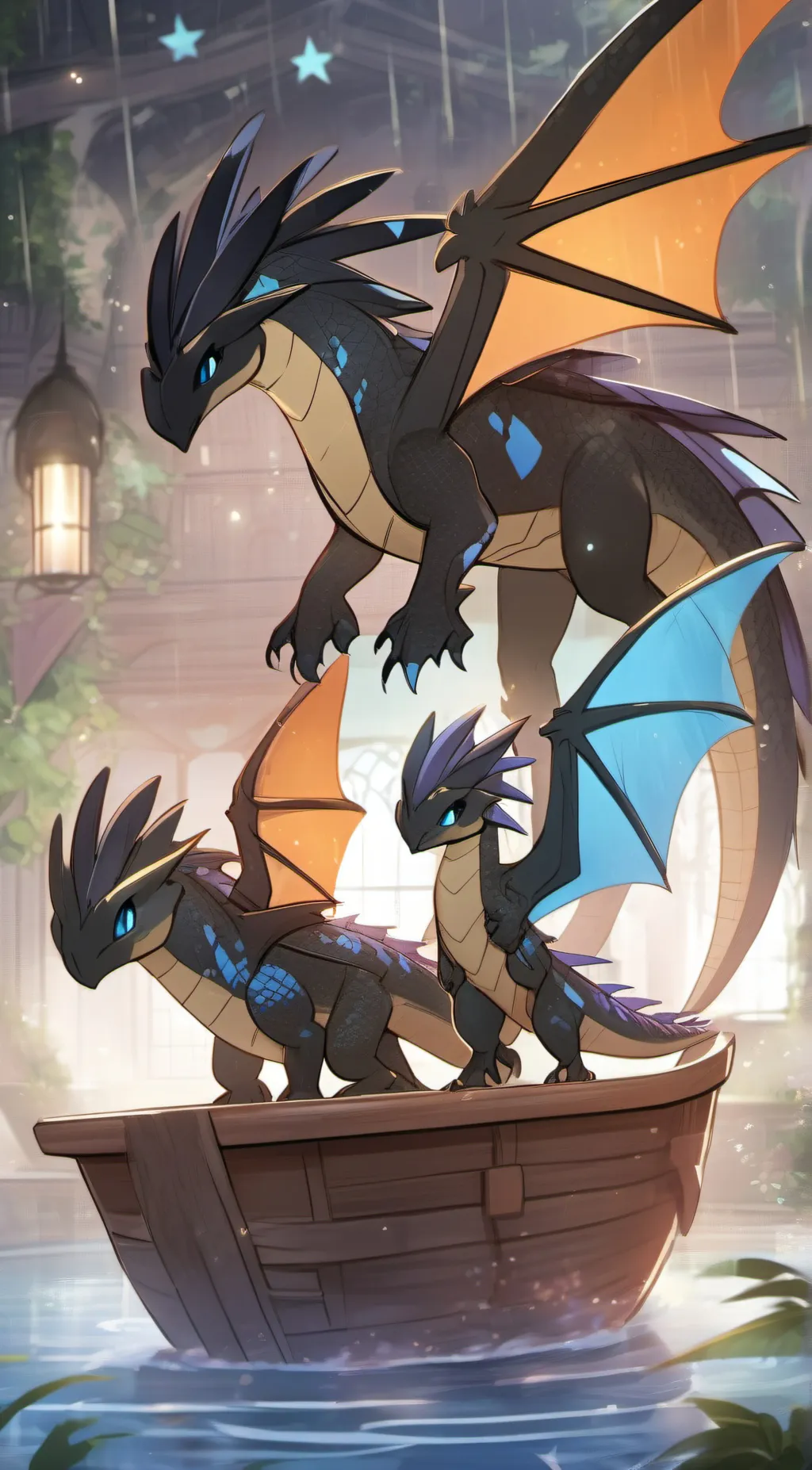 ai character: the 3 dragons background