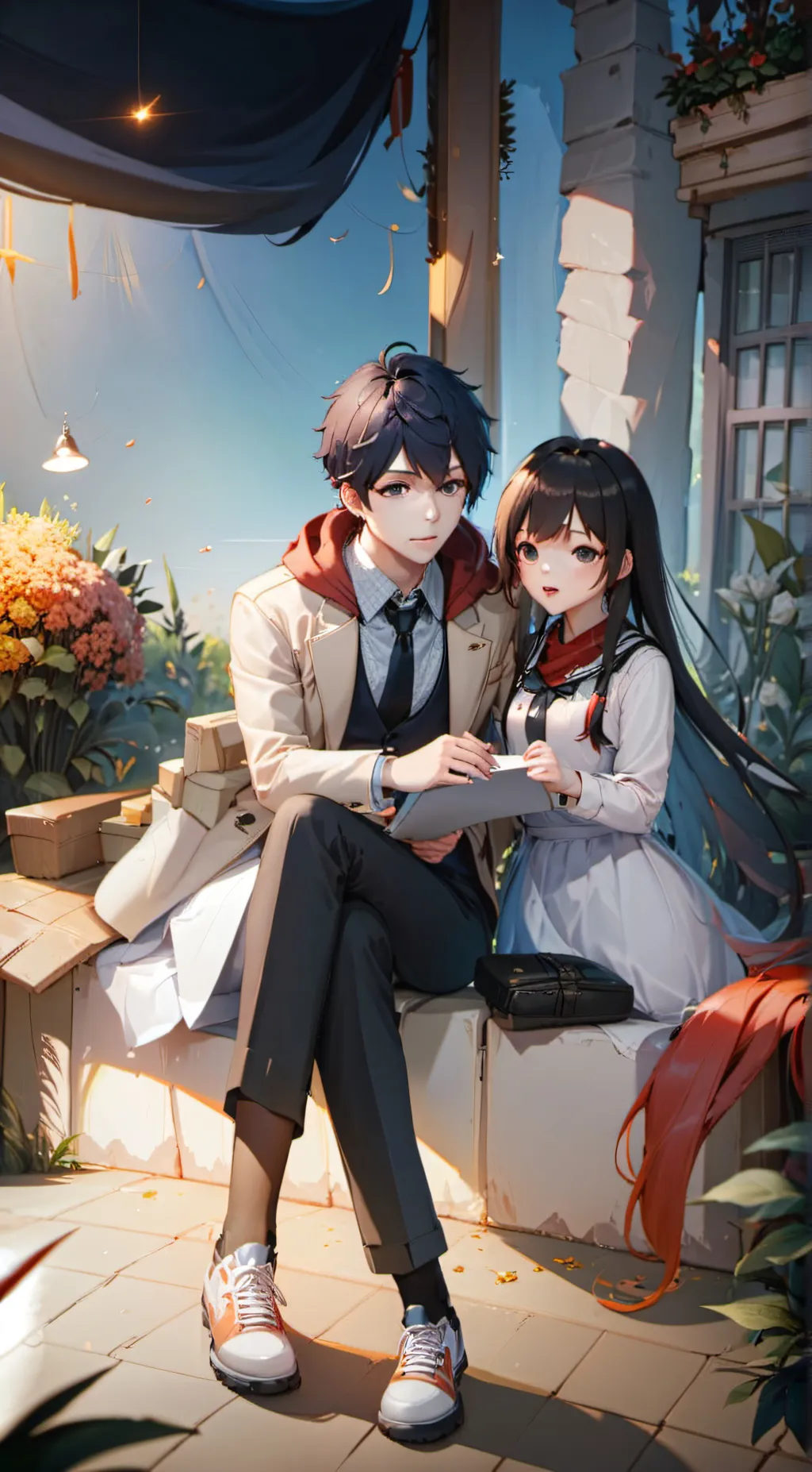 ai character: Jake Michael Georg background