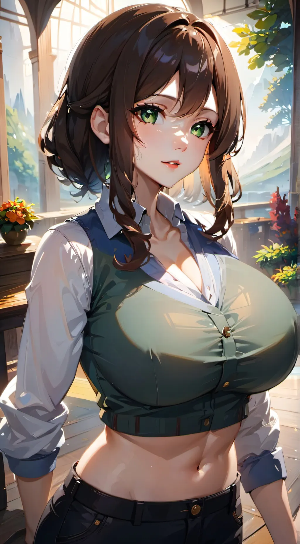 ai character: Serena background