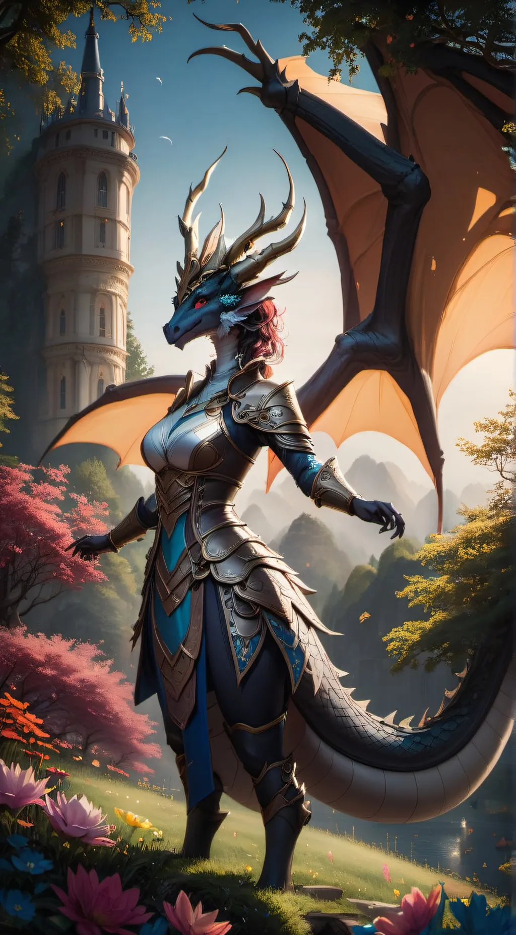 ai character: Aria background