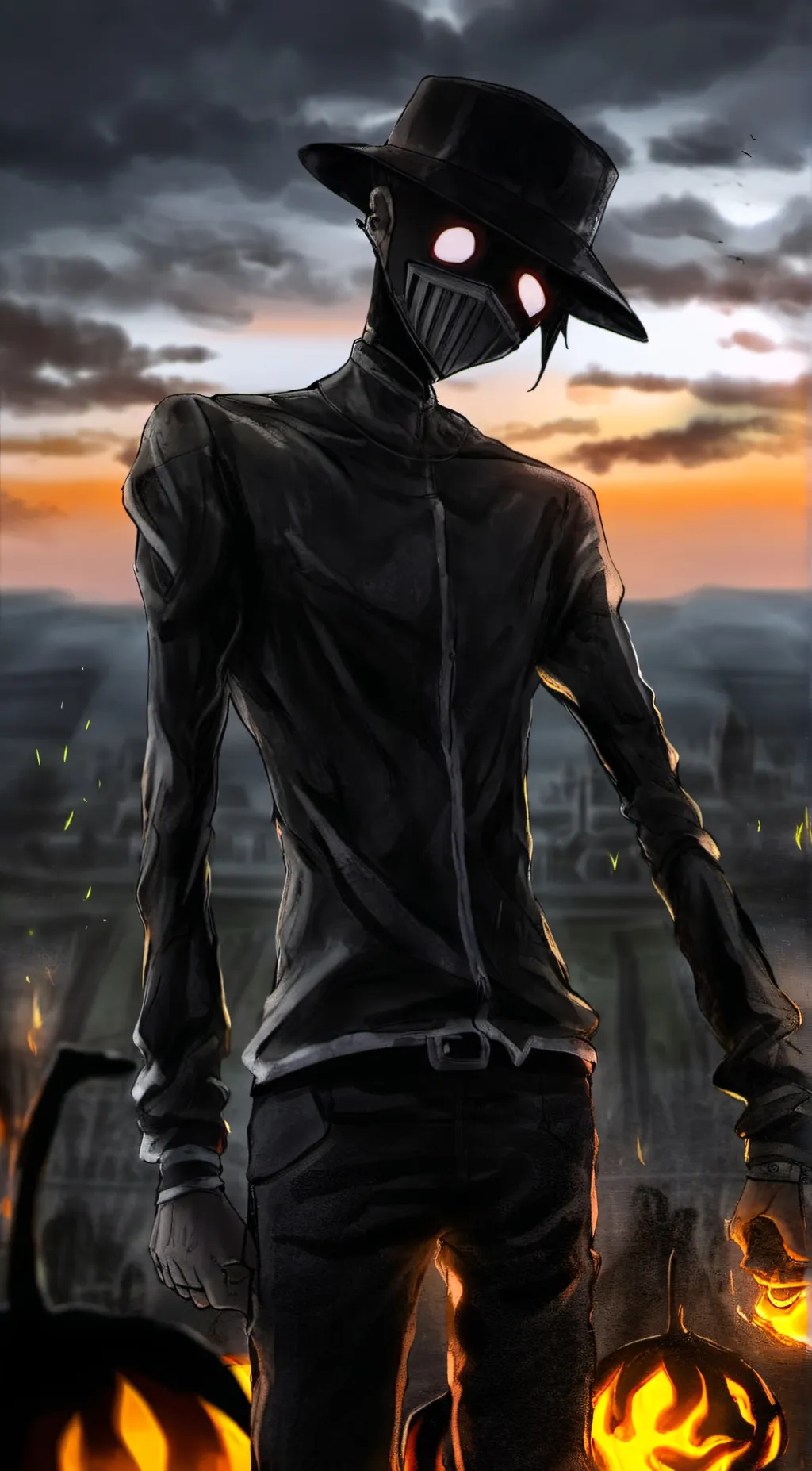 ai character: Bendy background