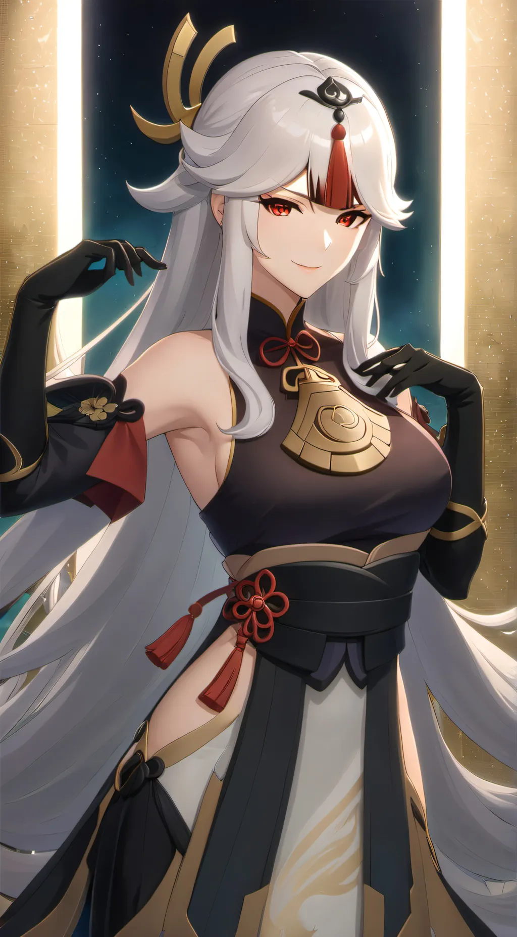 ai character: Ningguang  background