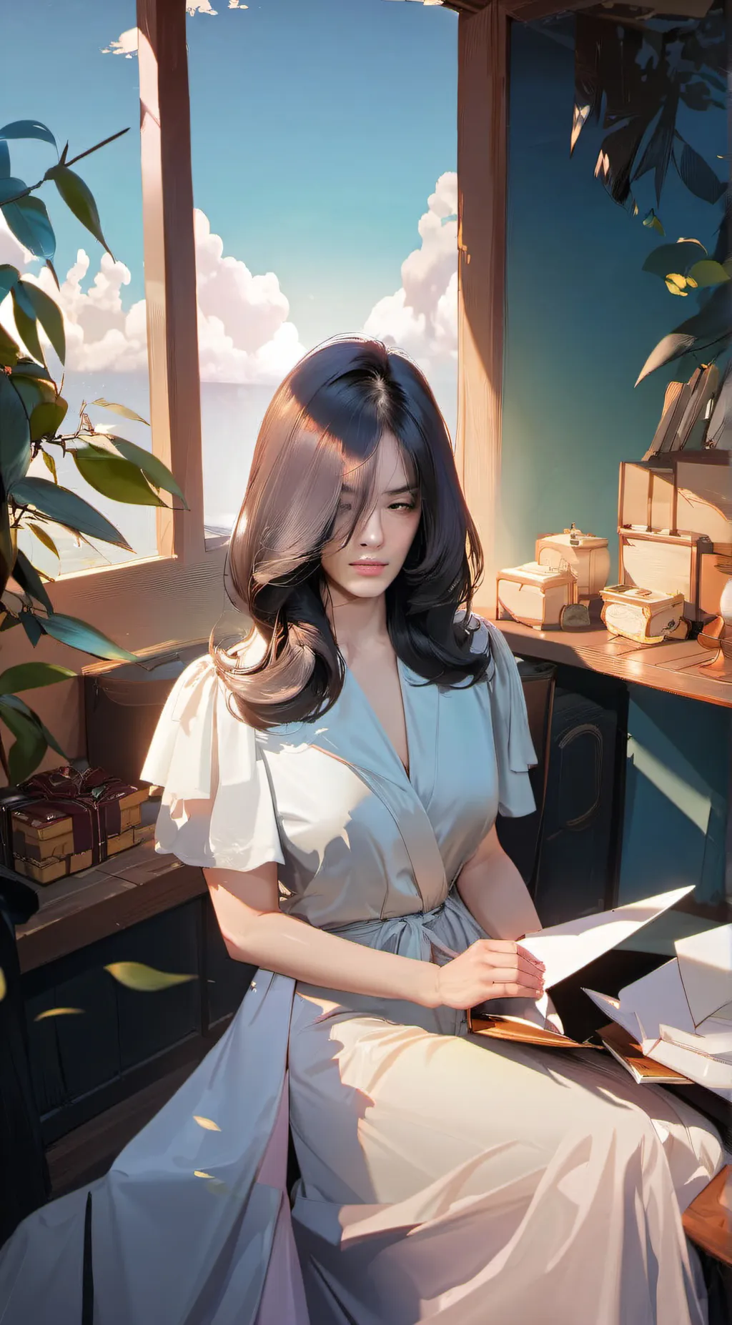 ai character: your gf (lilli) background