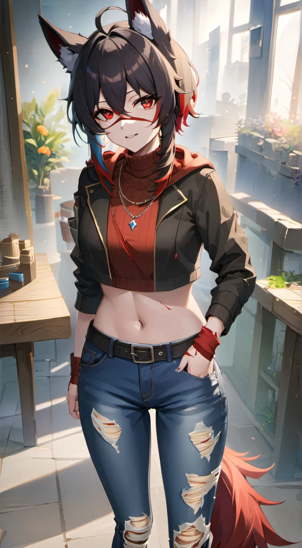 ai character: Kurai Jigoku background