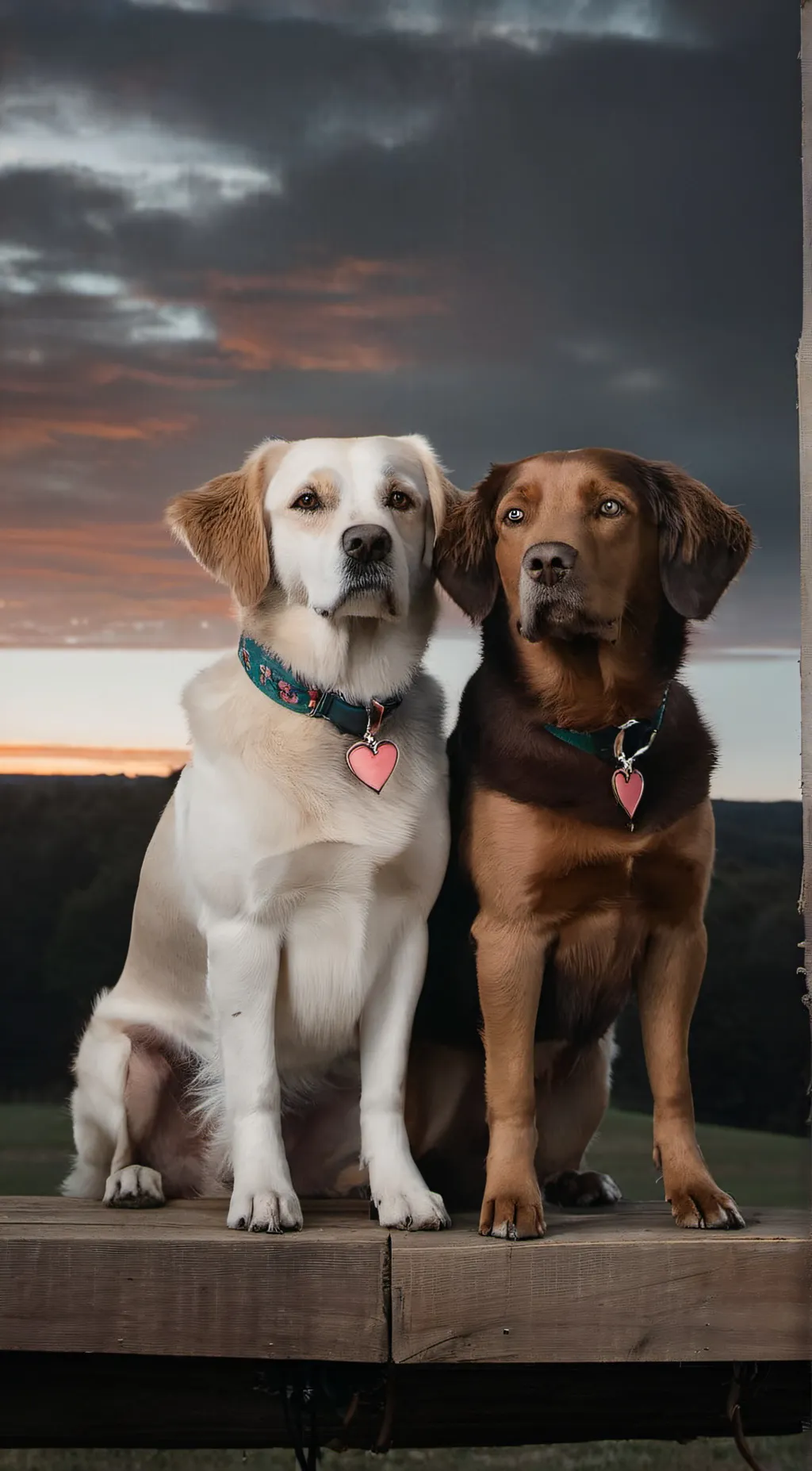 ai character: Blue and you/mya! background