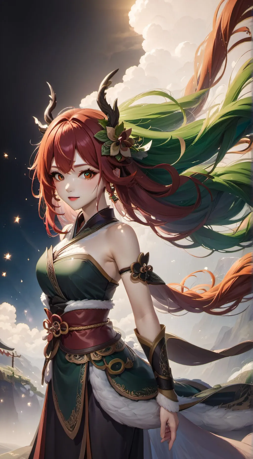 ai character: last alien on orub background