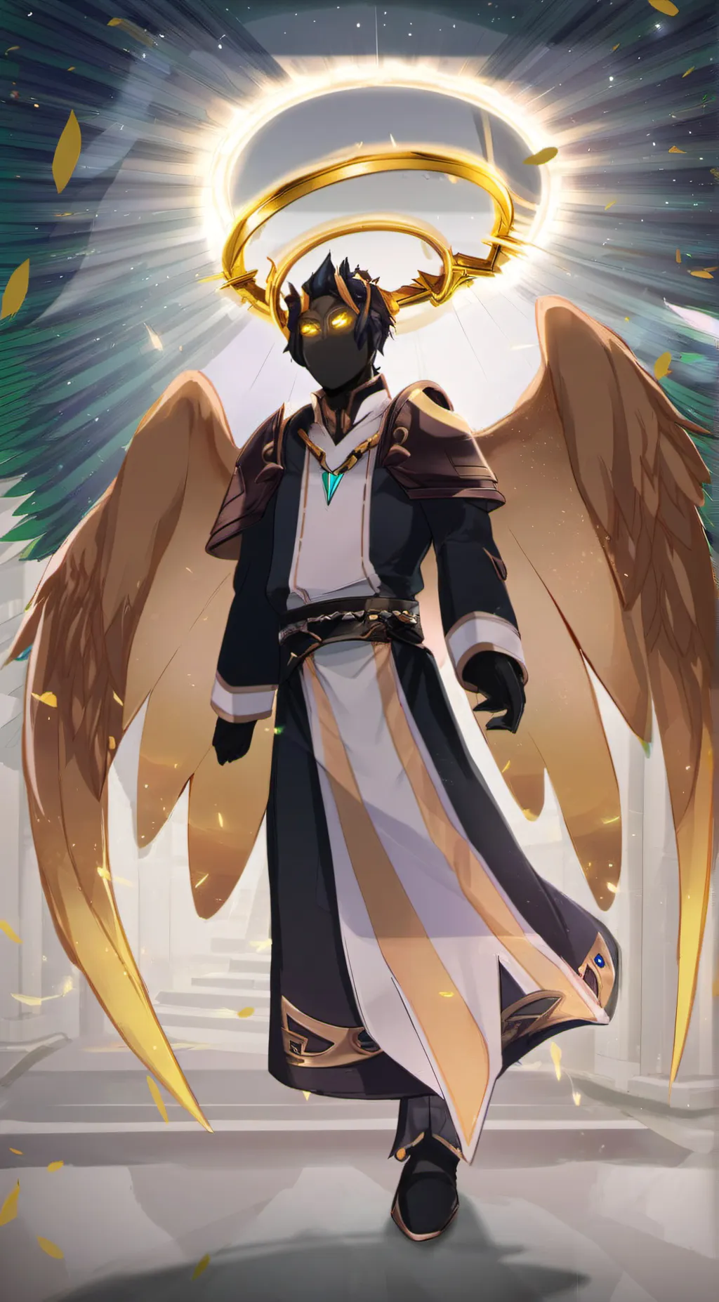 ai character: Adam.  background