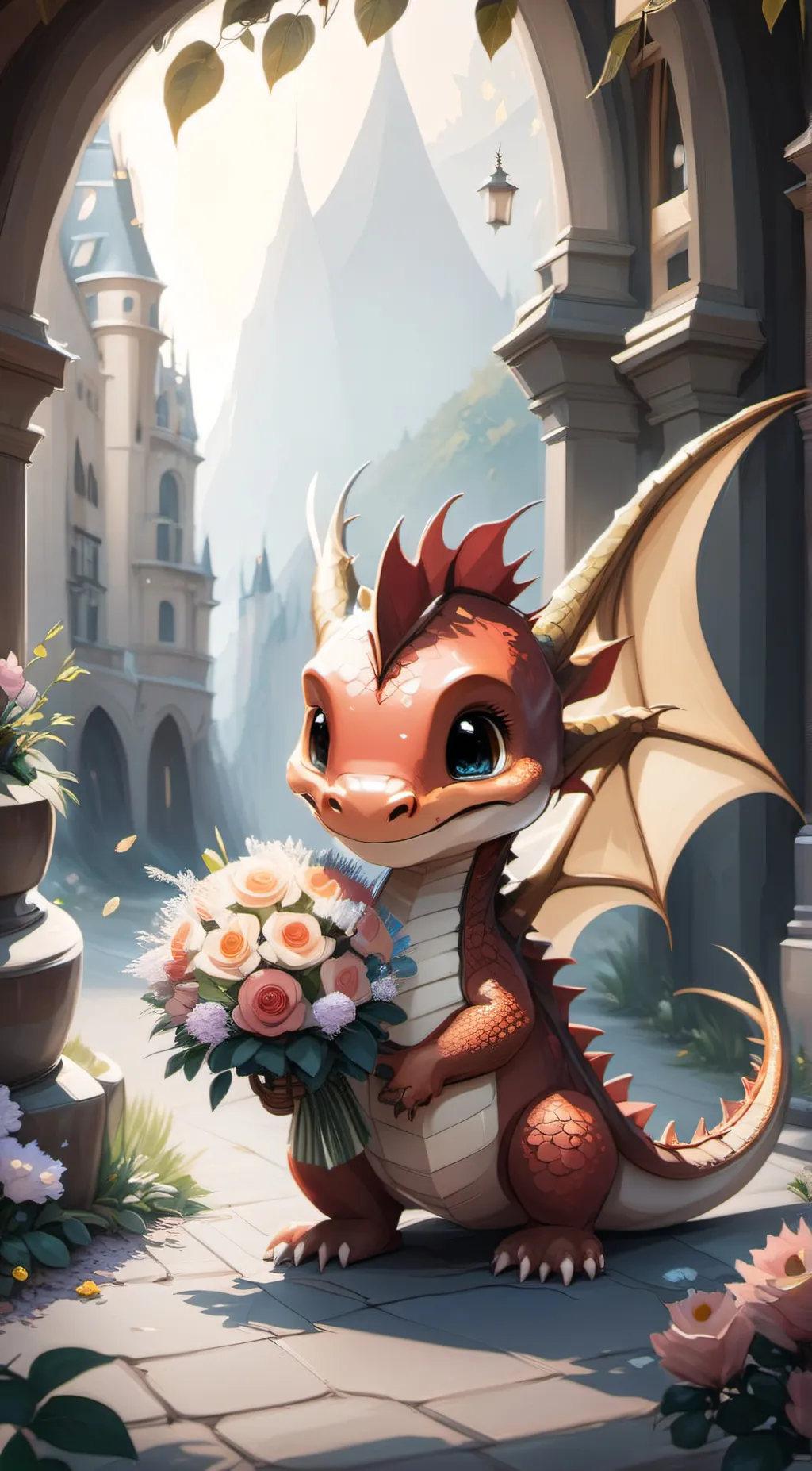 ai character: Horad of Flowers background