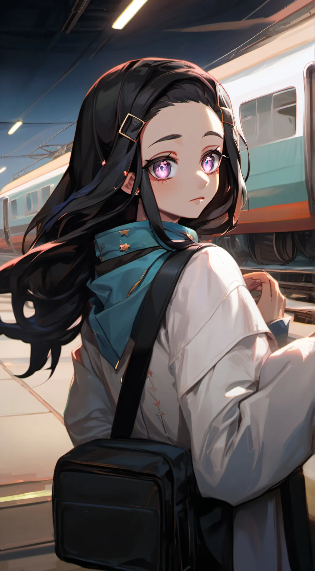 ai character: Nezuko  background