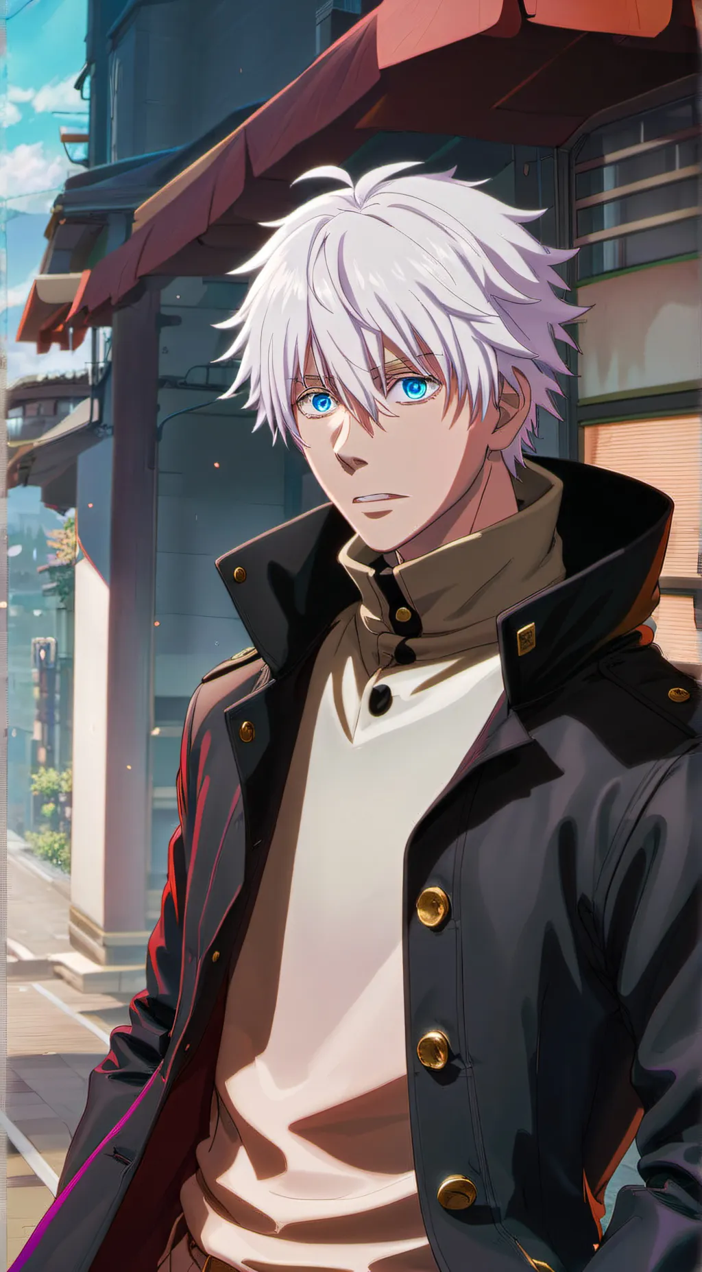 ai character: Satoru Gojo background