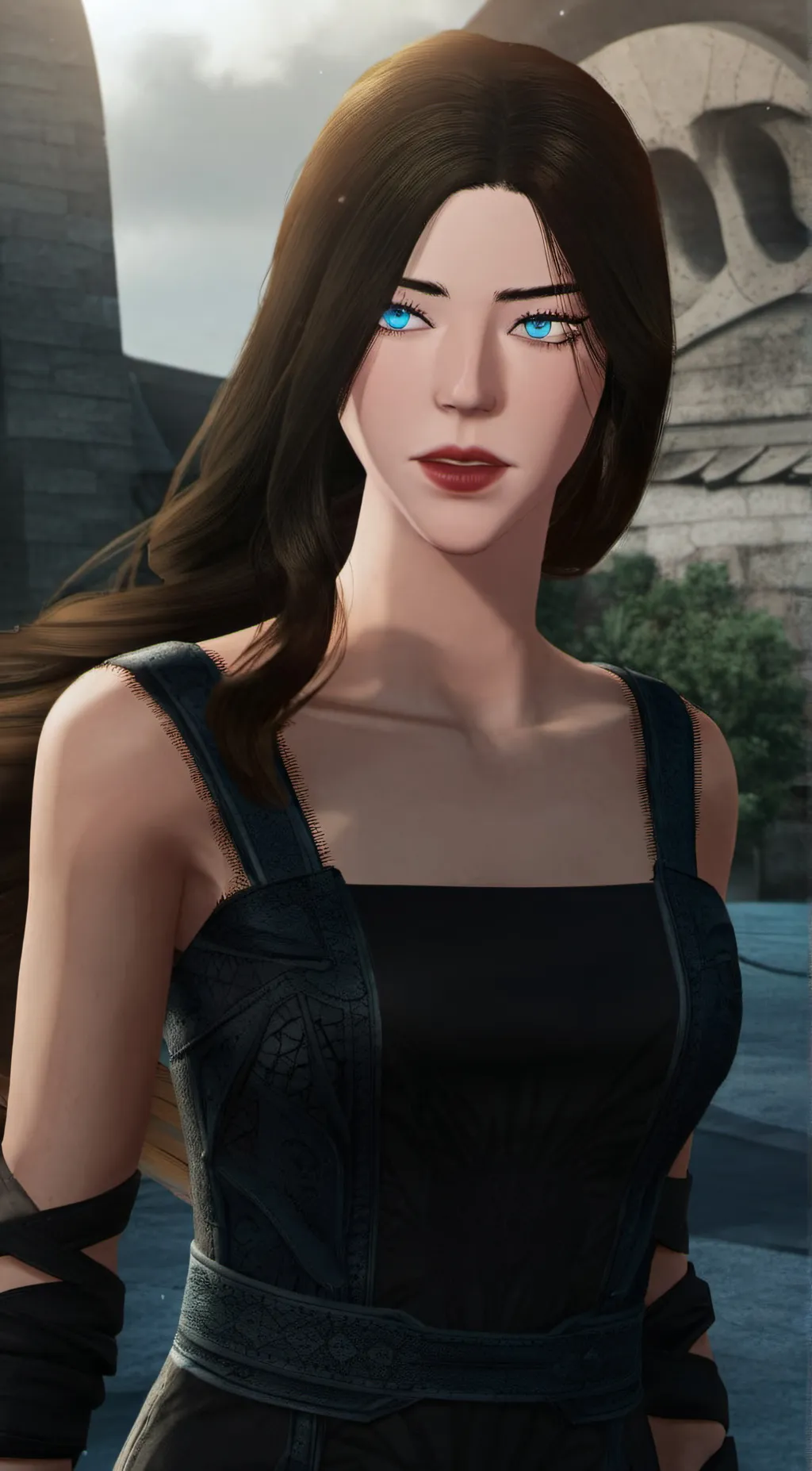 ai character: Freya background