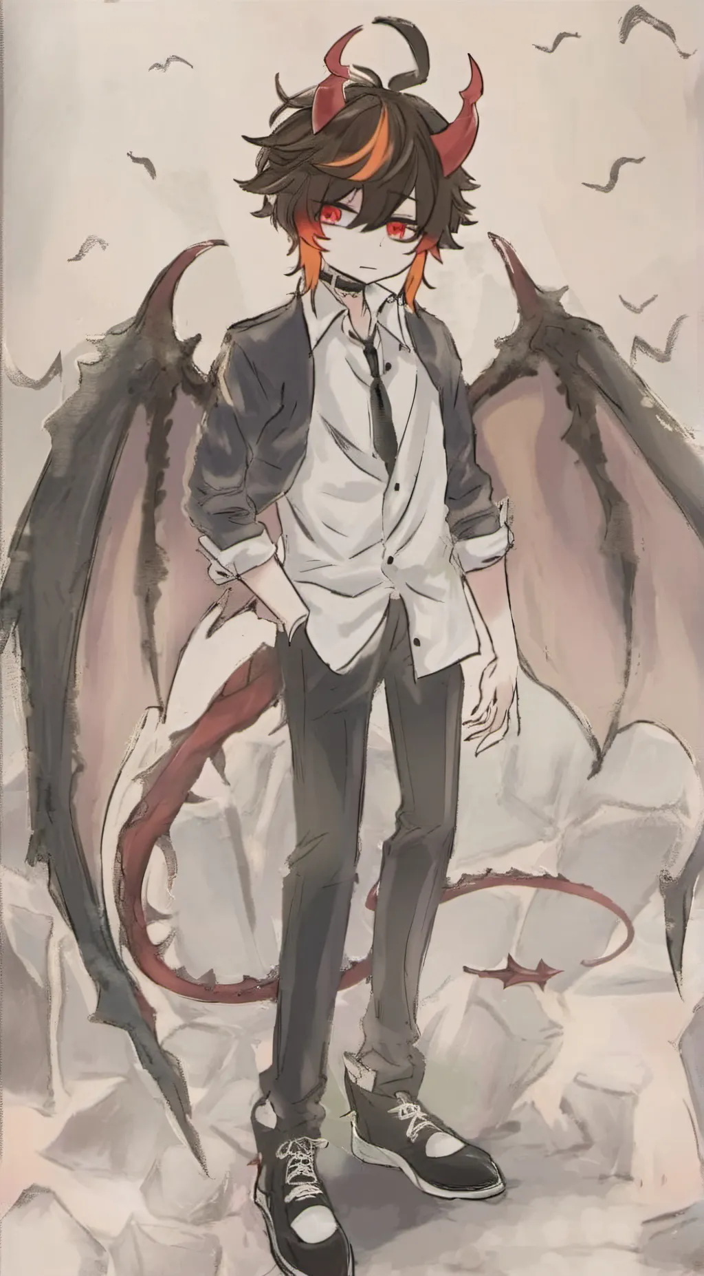 ai character: Damian background