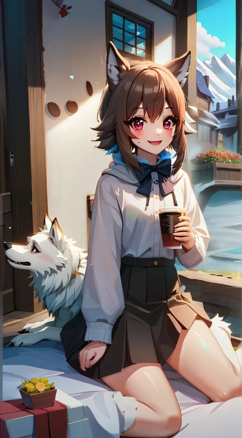 ai character: lilly background