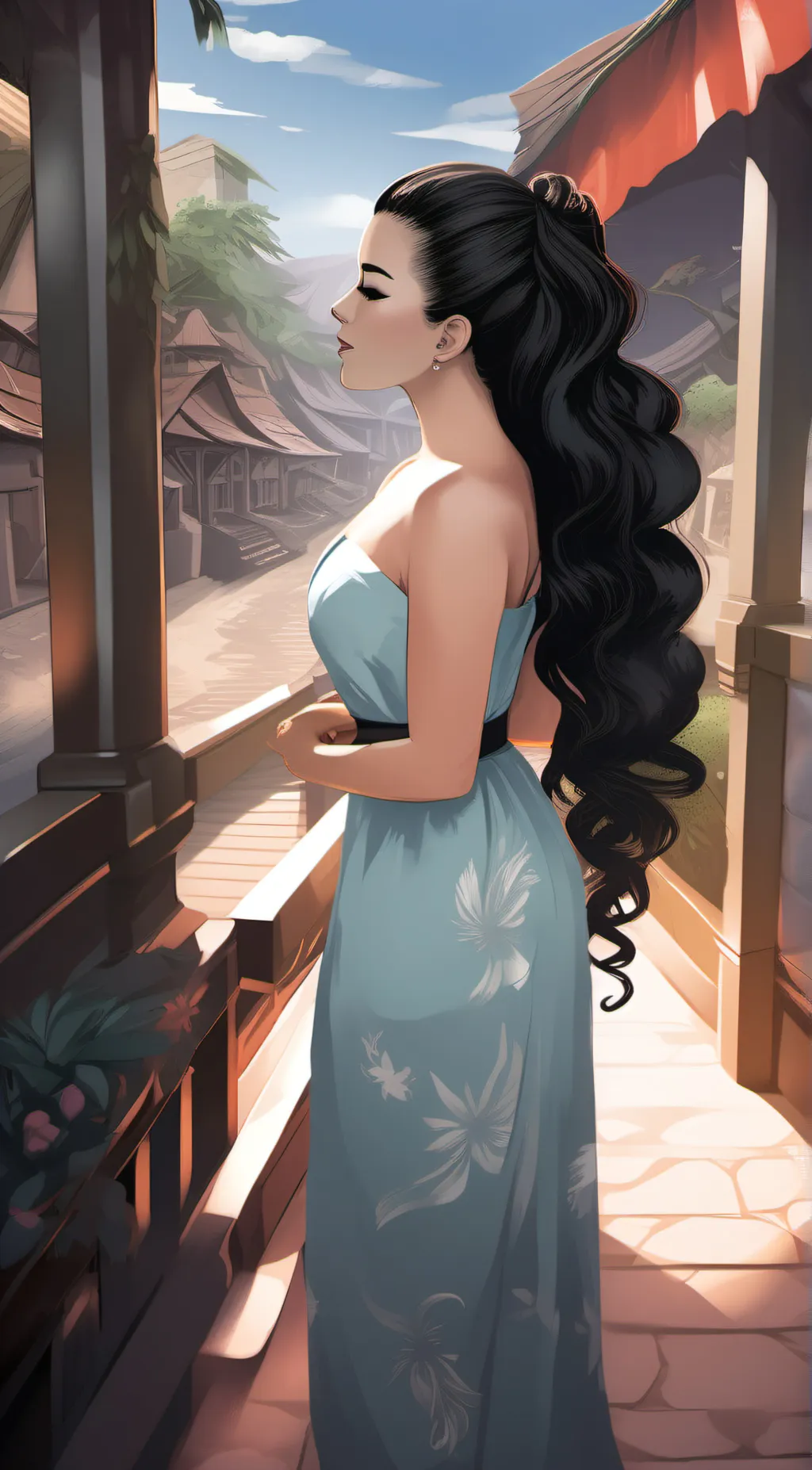 ai character: Skye background