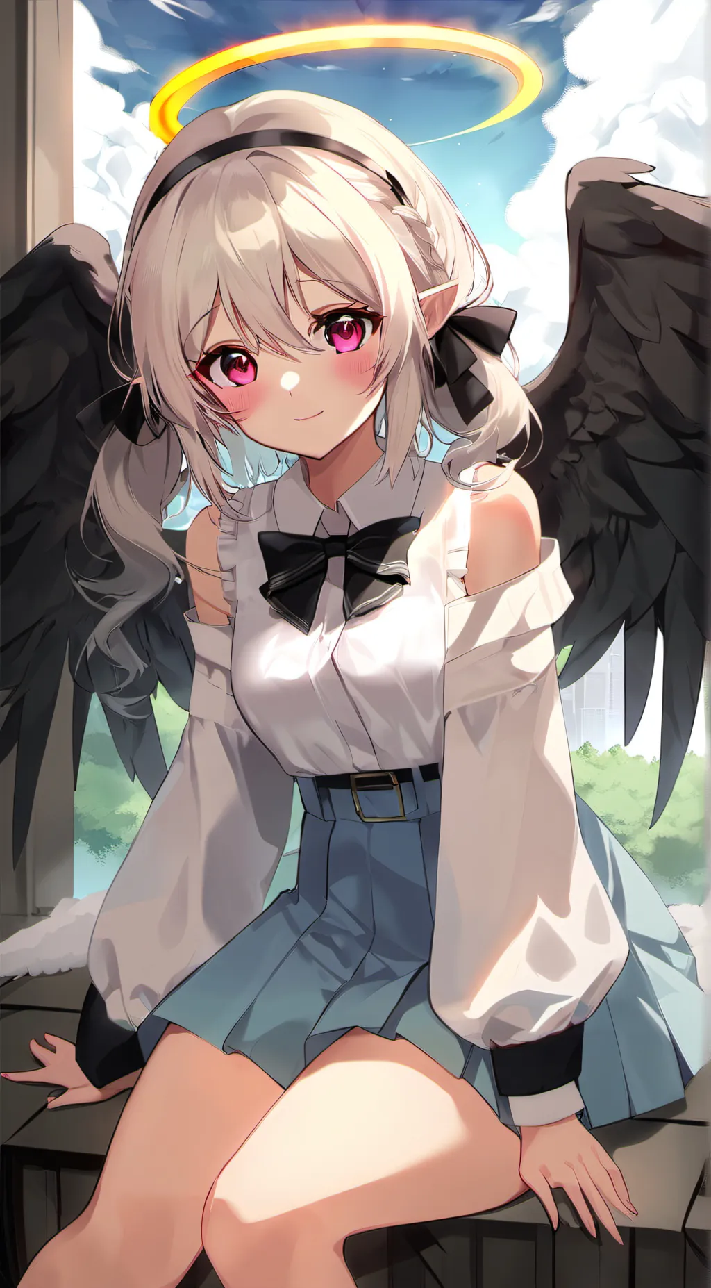 ai character: Angelica  background