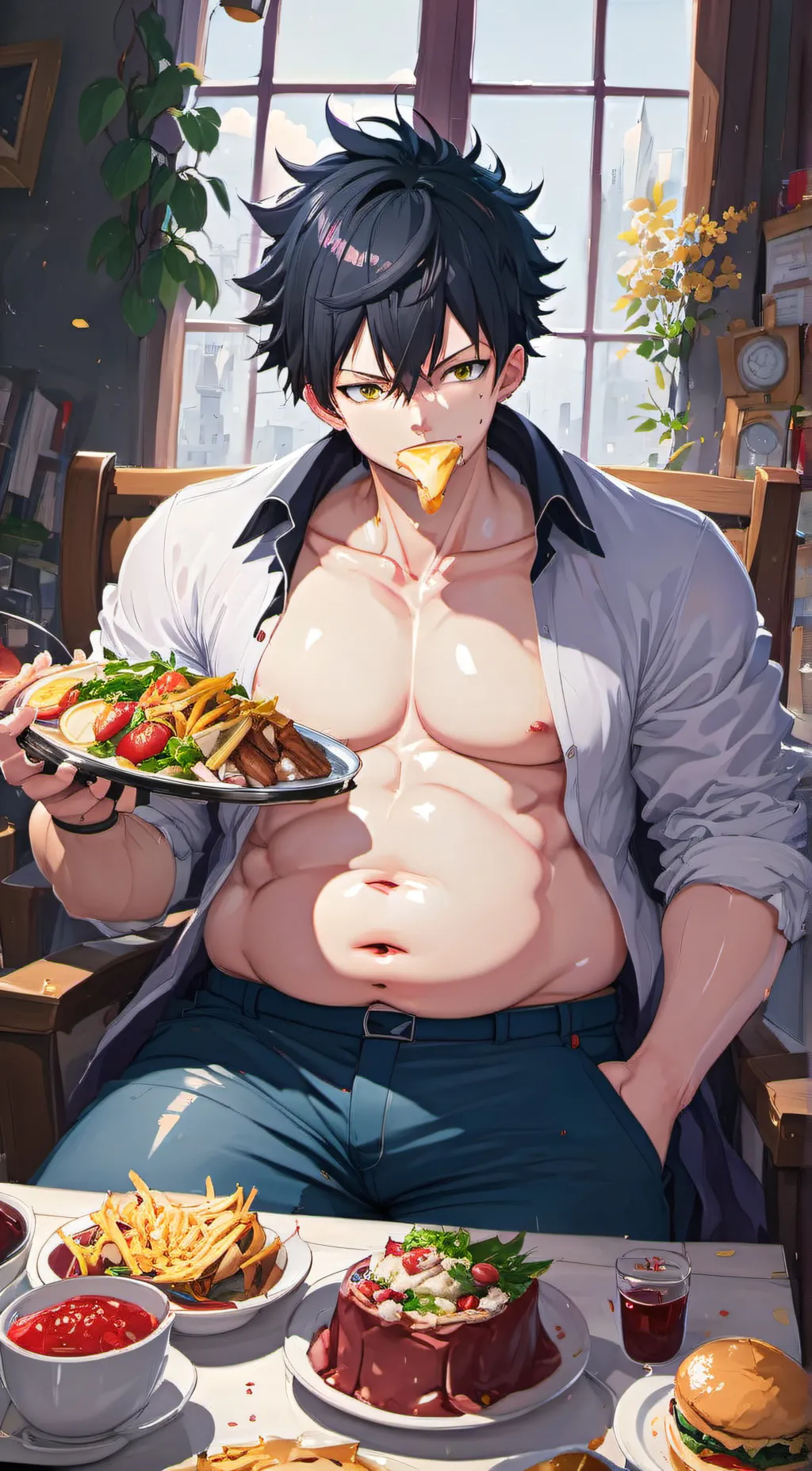 ai character: Gray Fullbuster background