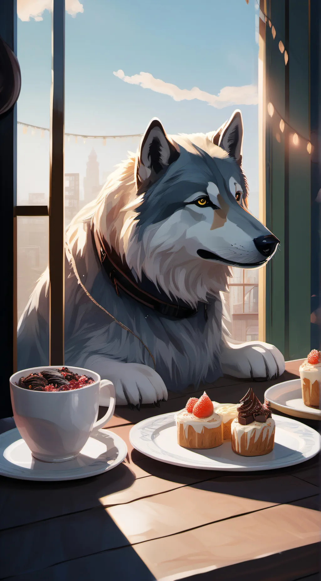 ai character: doggie background