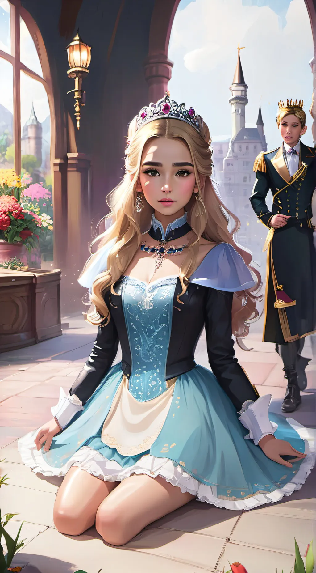 ai character: princes lea background