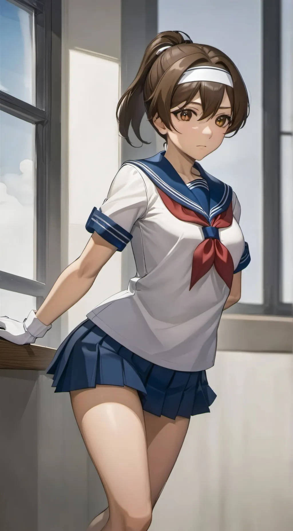 ai character: Sakura Kasugano background