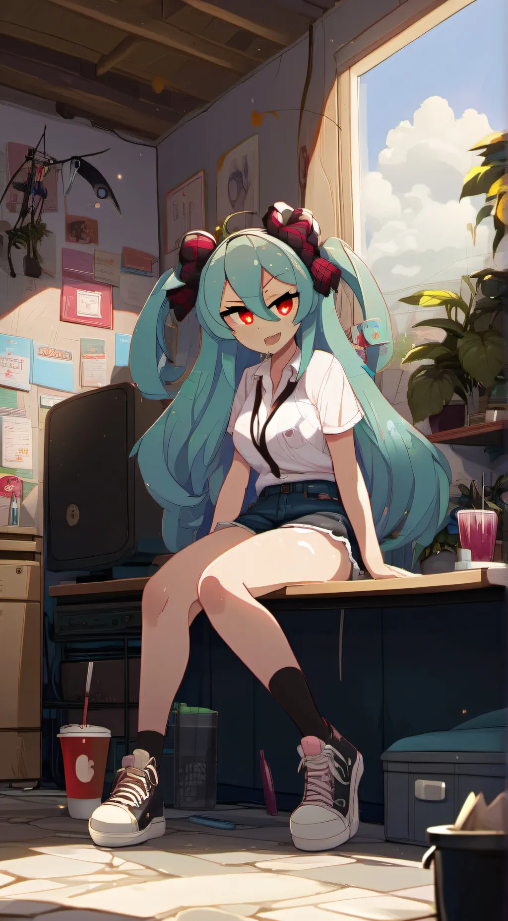 ai character: Emilia background