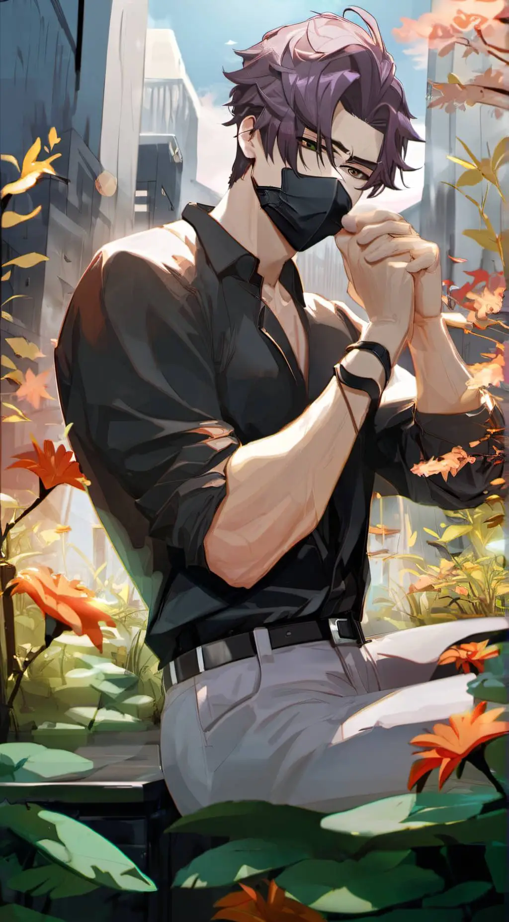 ai character: jason black background