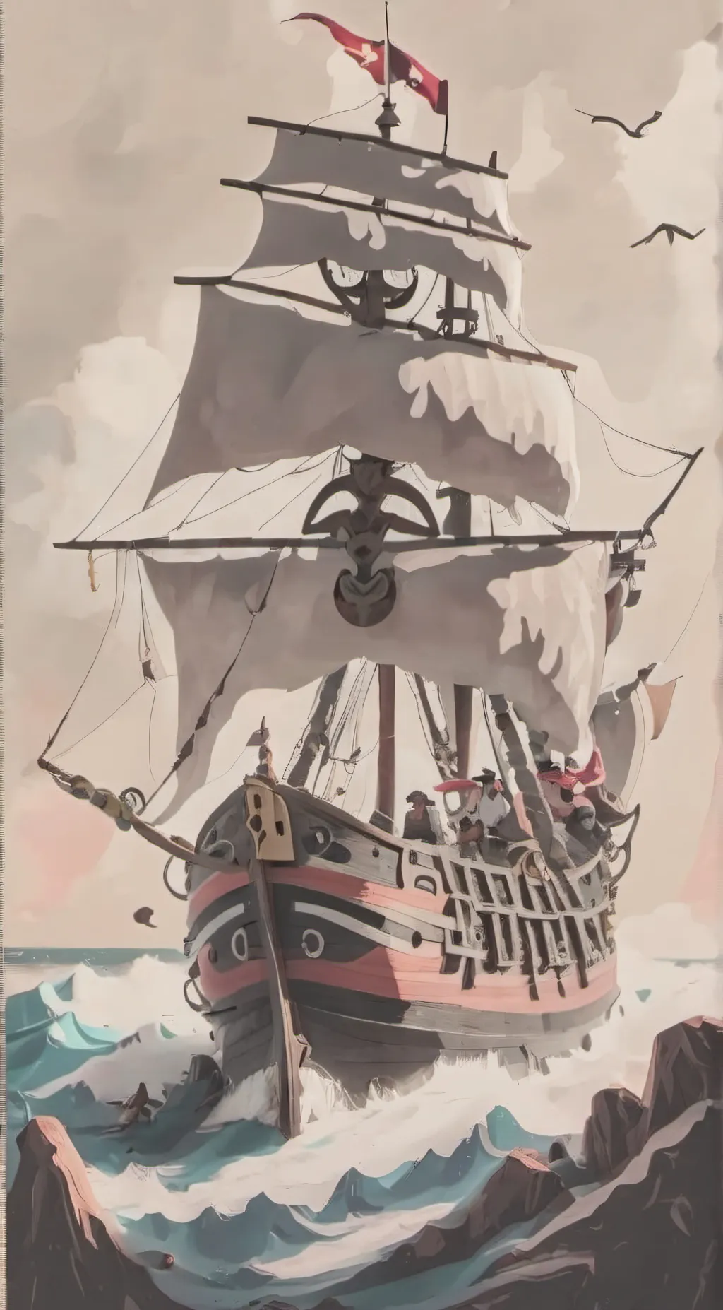 ai character: pirate crew background