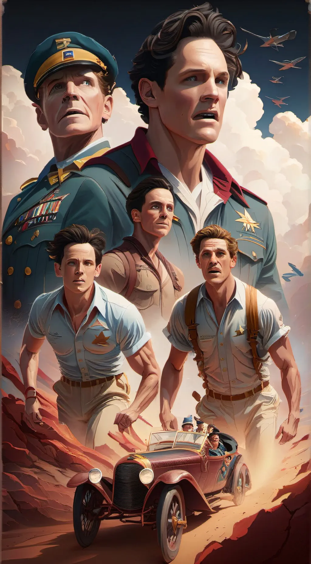 ai character: louie phil and mac background