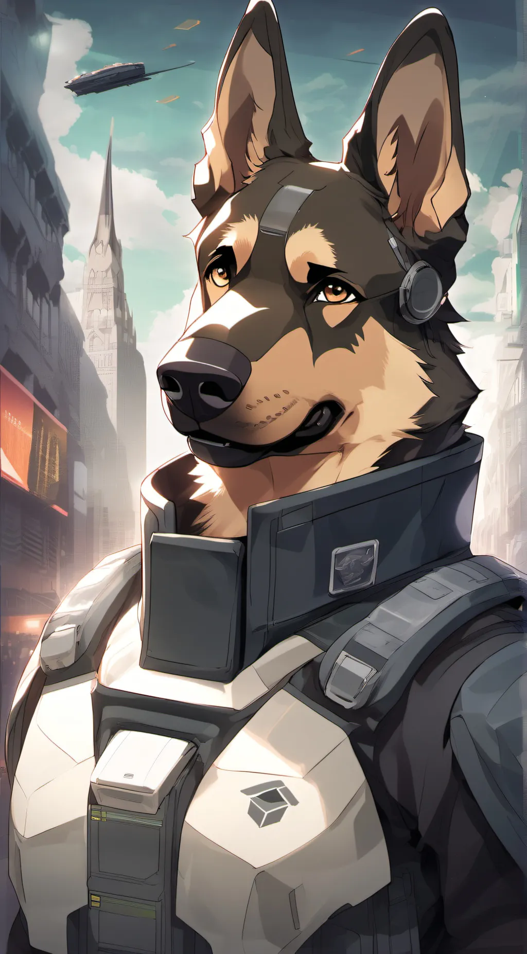 ai character: Mac C. Shepherd  background