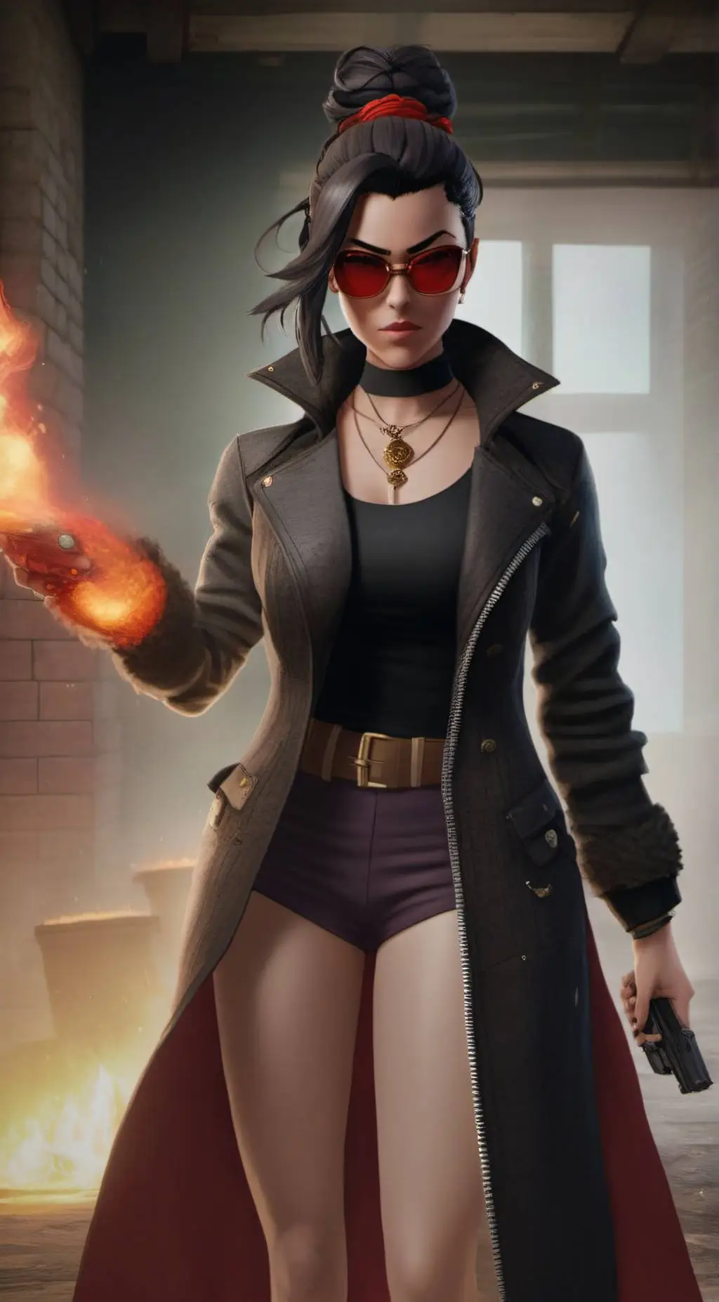 ai character: Valeria - Fortnite background