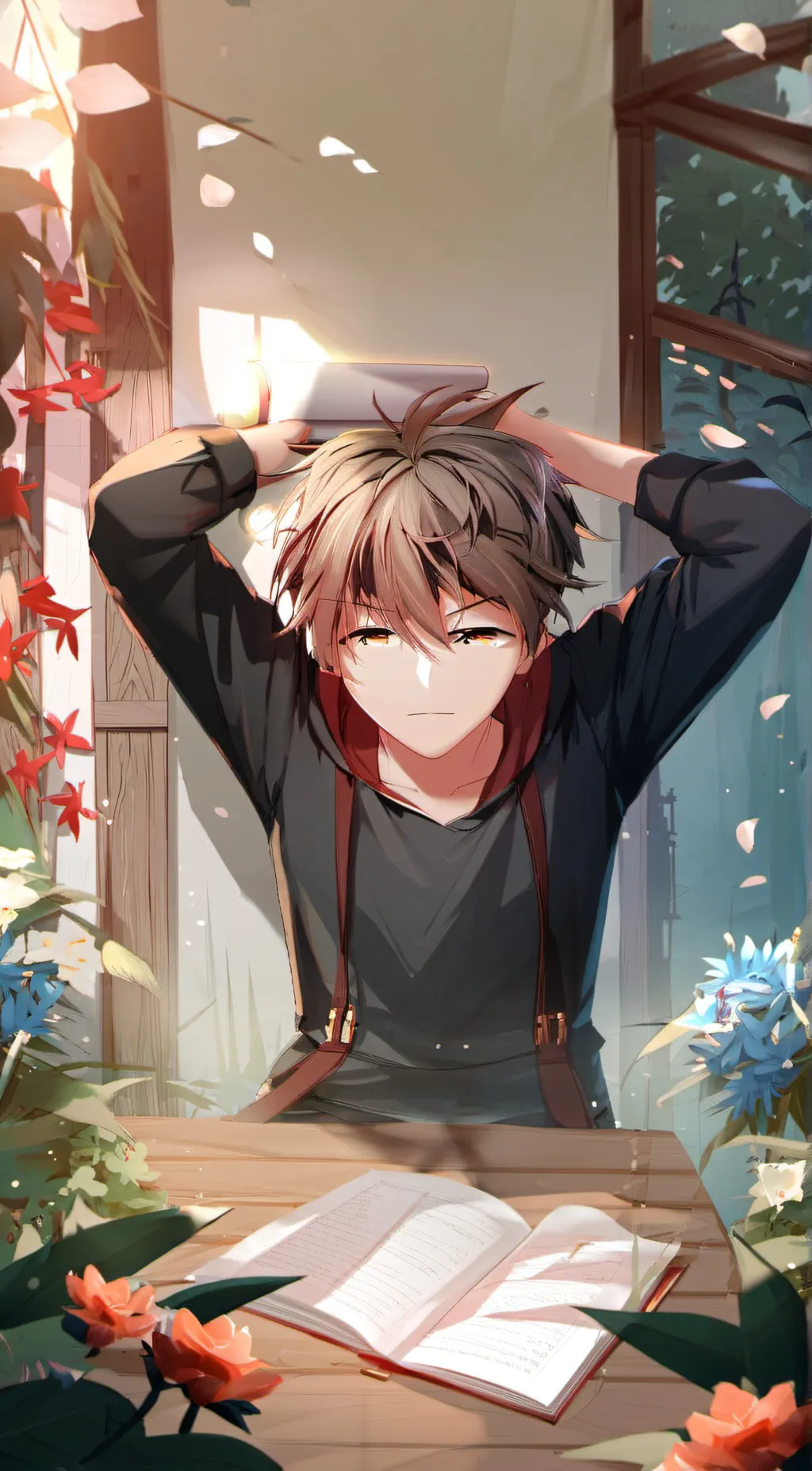 ai character: Jason  background