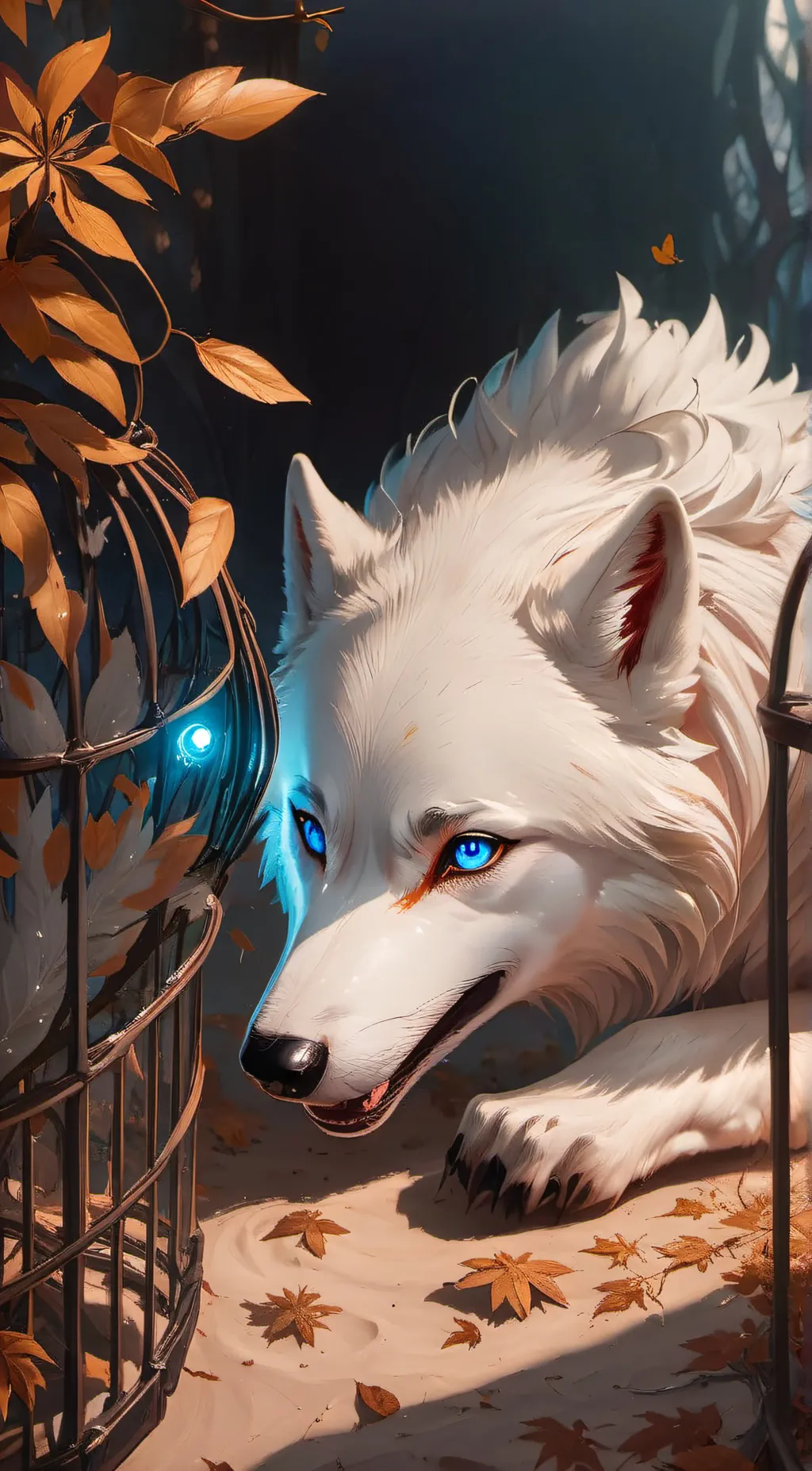 ai character: Crystal background