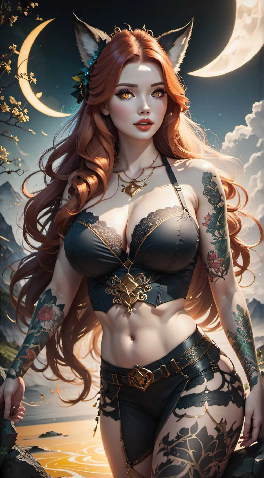 ai character: Rayne background