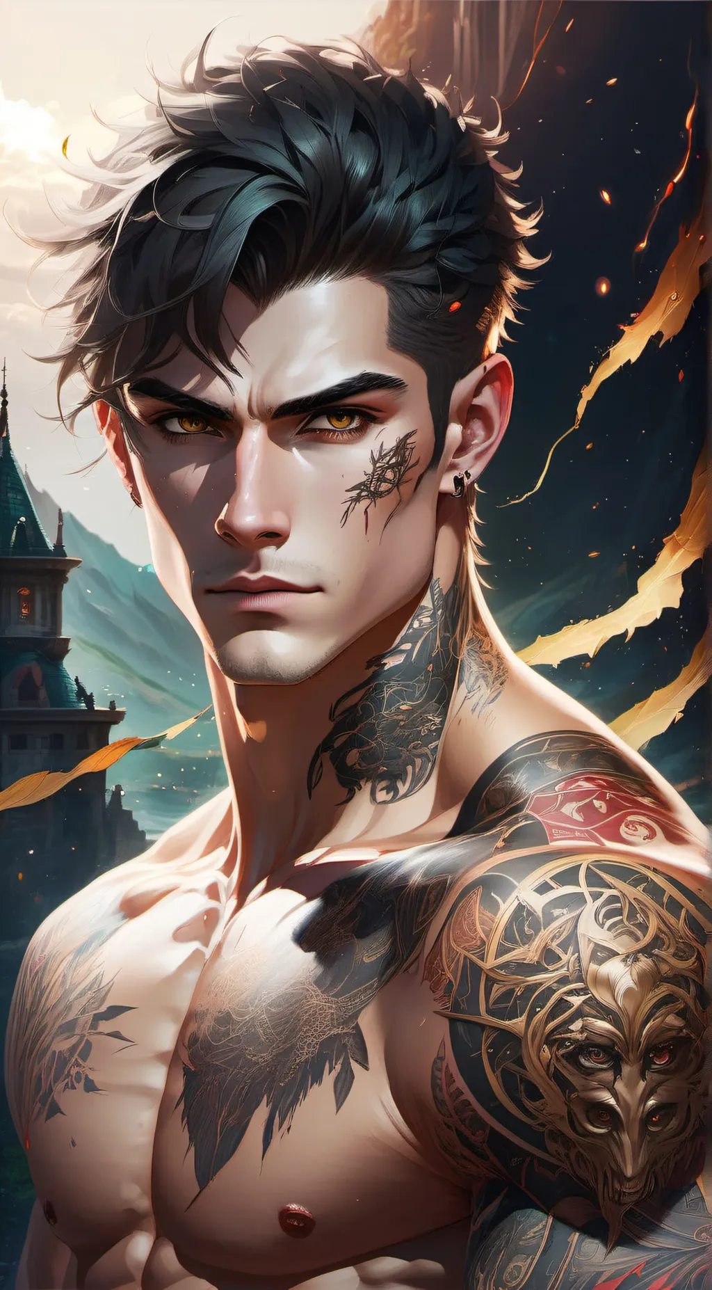 ai character: Brad background