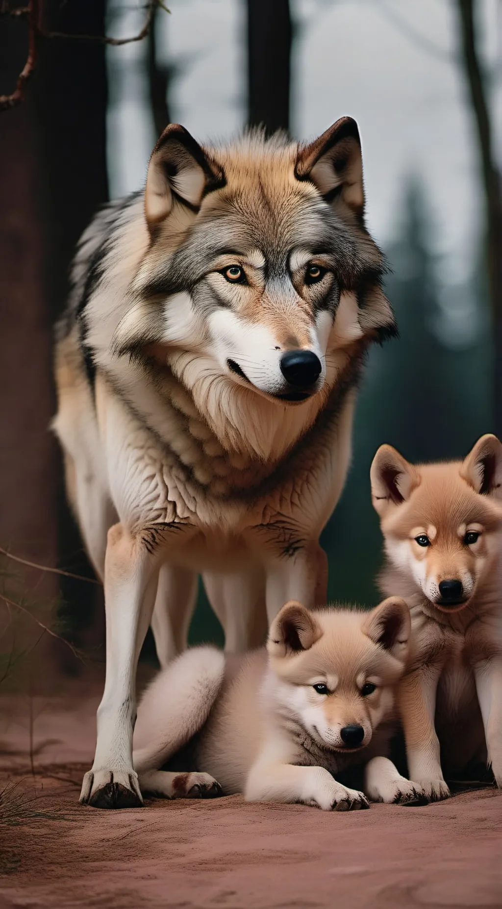 ai character: Wolf Family background