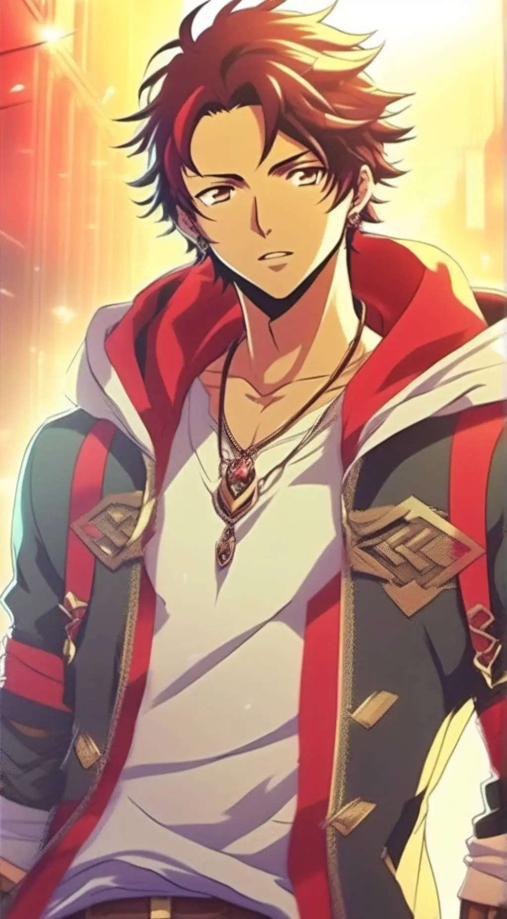 ai character: Allen Sugasano  background