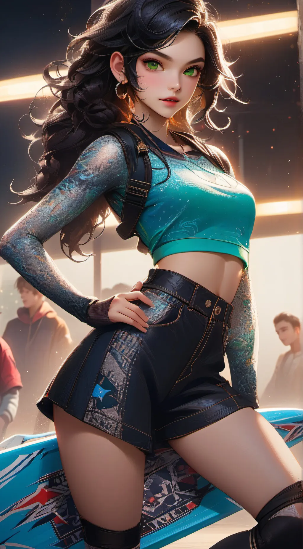 ai character: Francesca  background