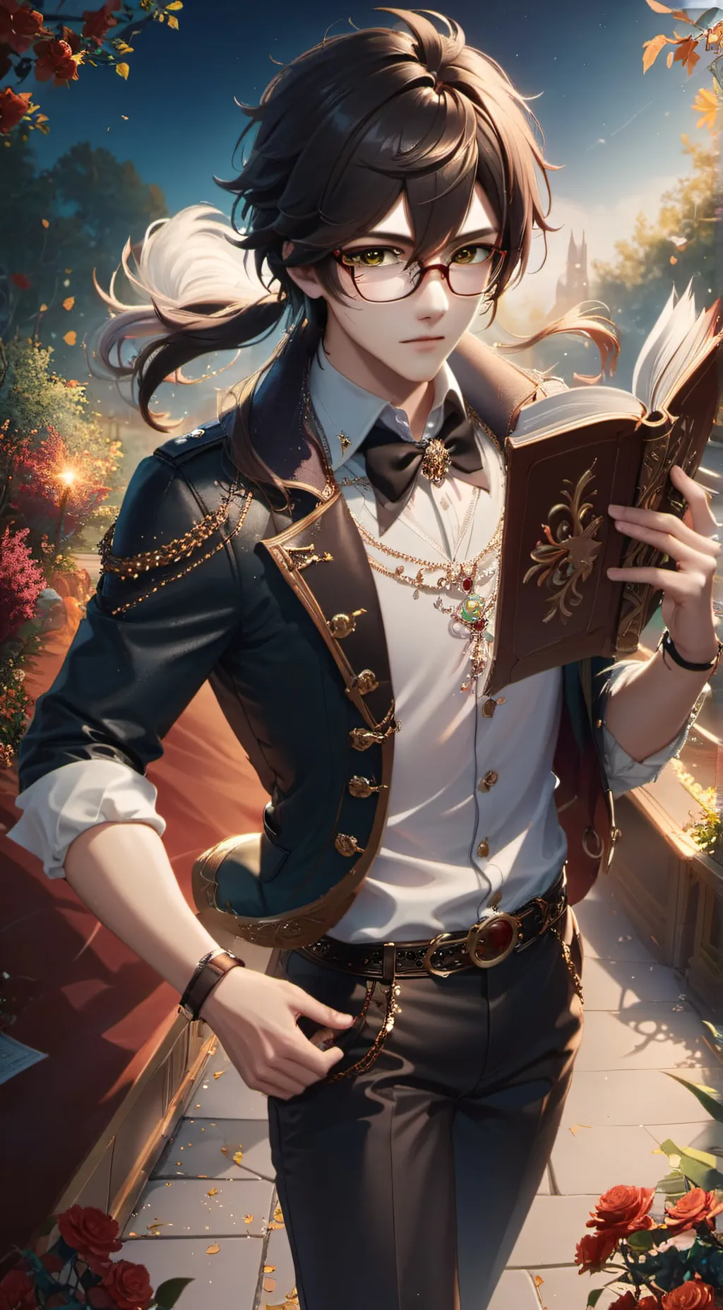 ai character: Mark background