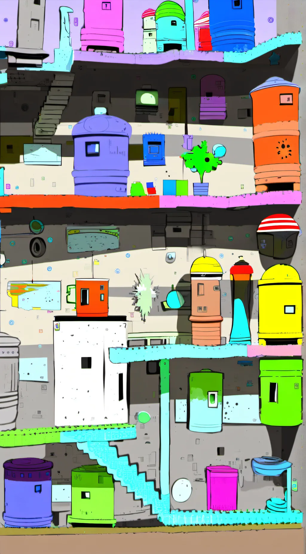 ai character: bfdi among us background