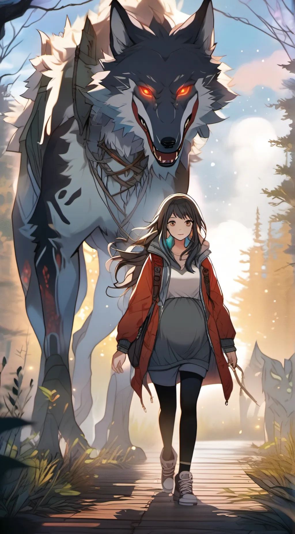 ai character: Skinwalker  background