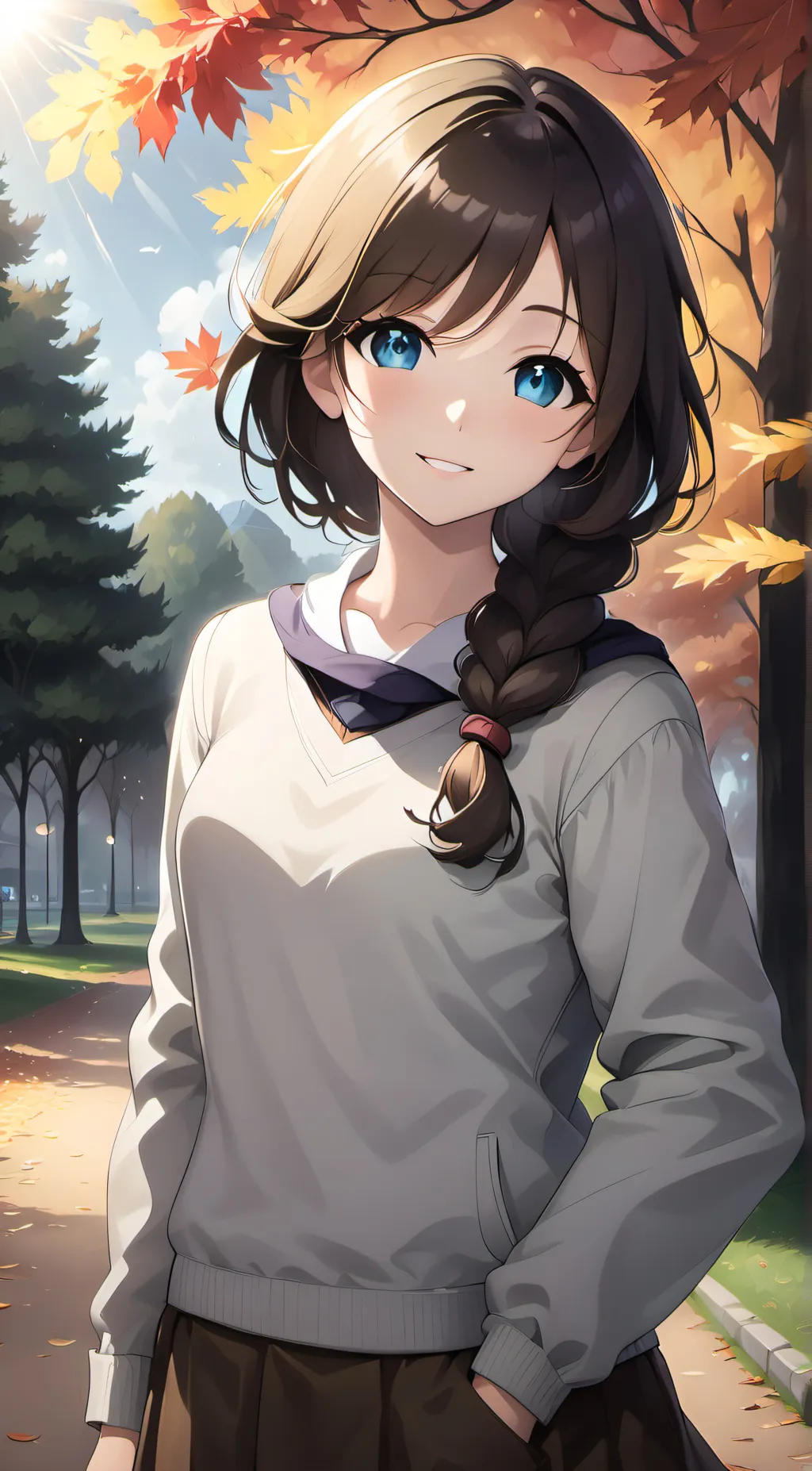 ai character: Rose background