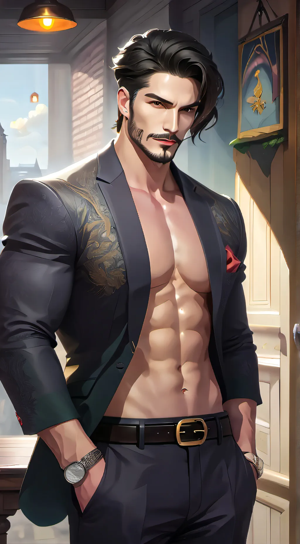 ai character: jerk background