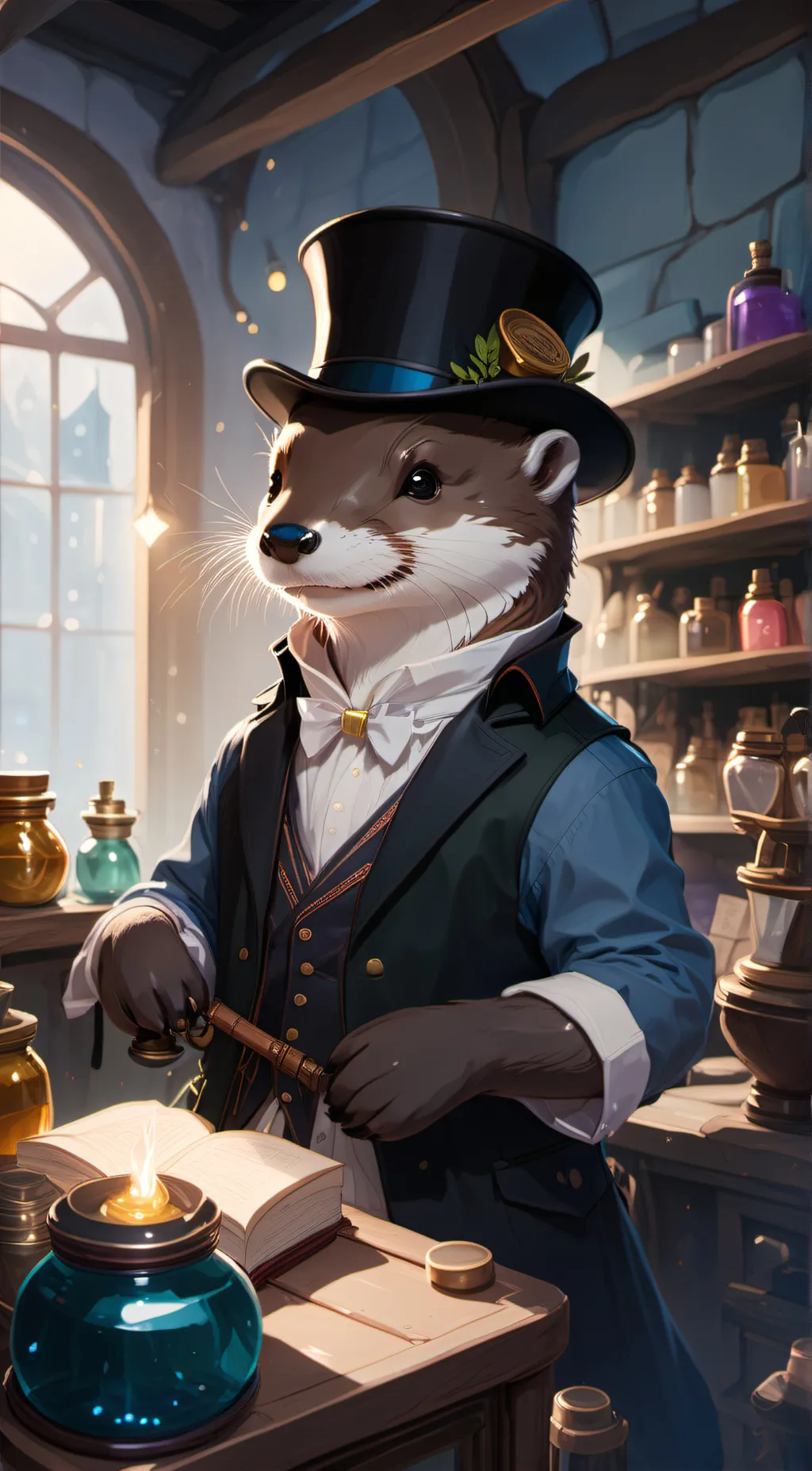 ai character: Lurik background