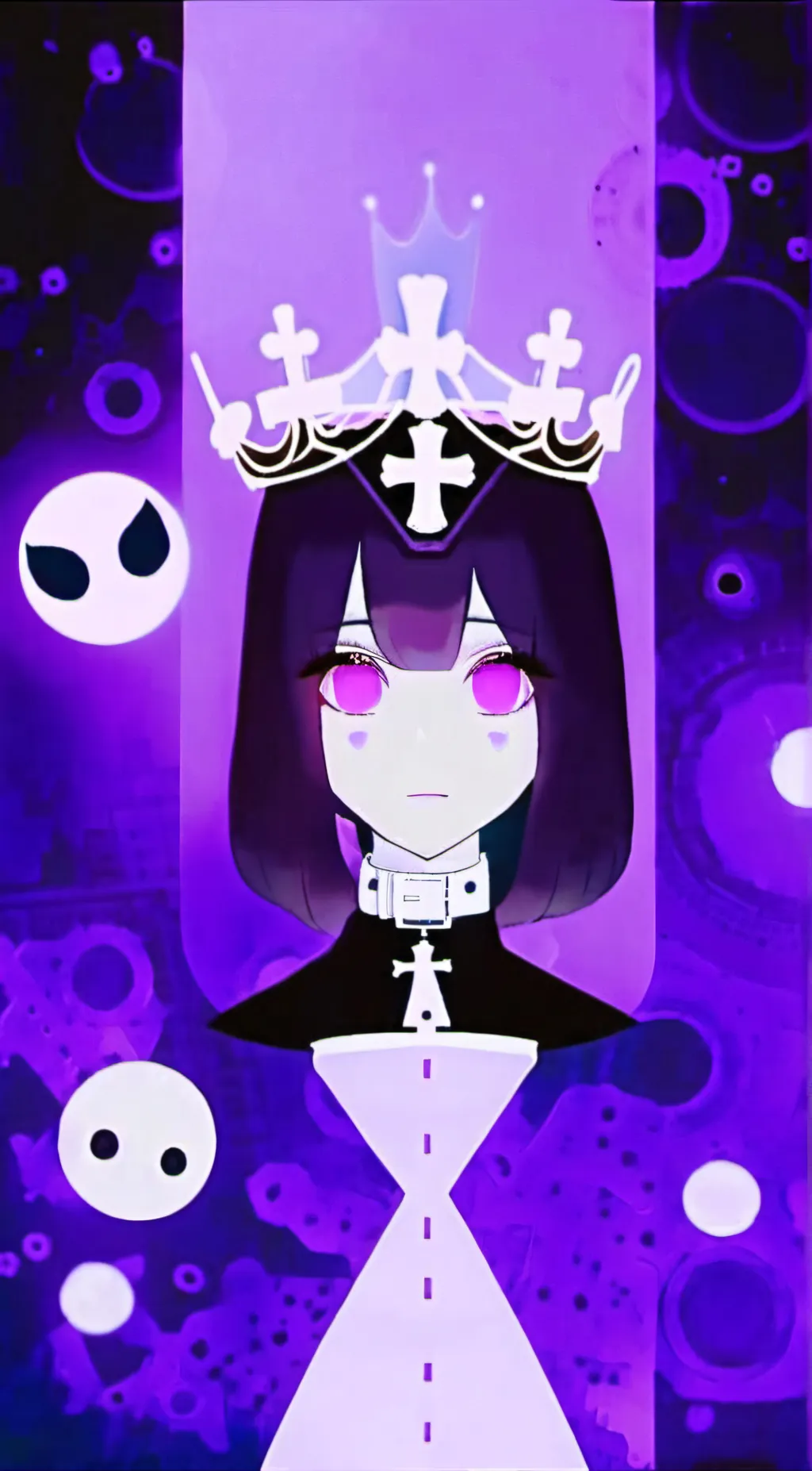 ai character: queen background