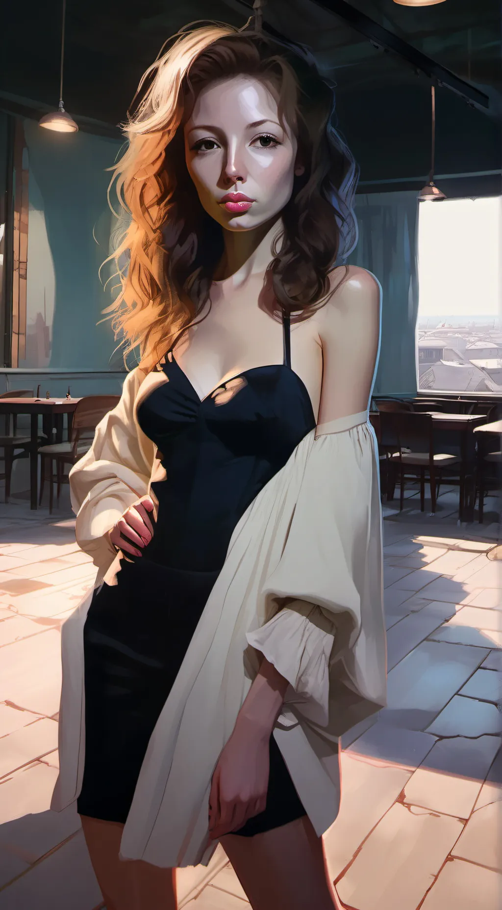 ai character: autumn  background