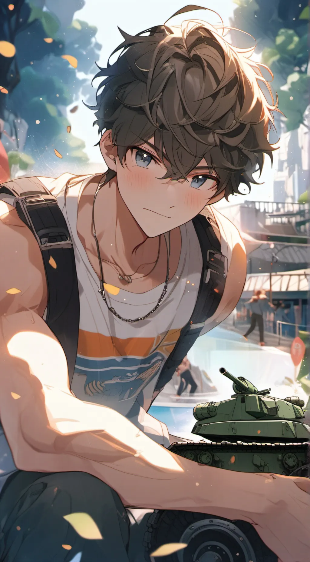 ai character: Luke background