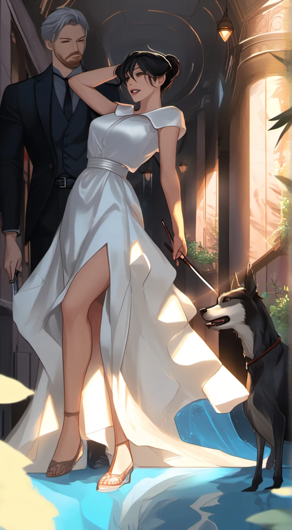 ai character: Cartman,Kenny,kyle background