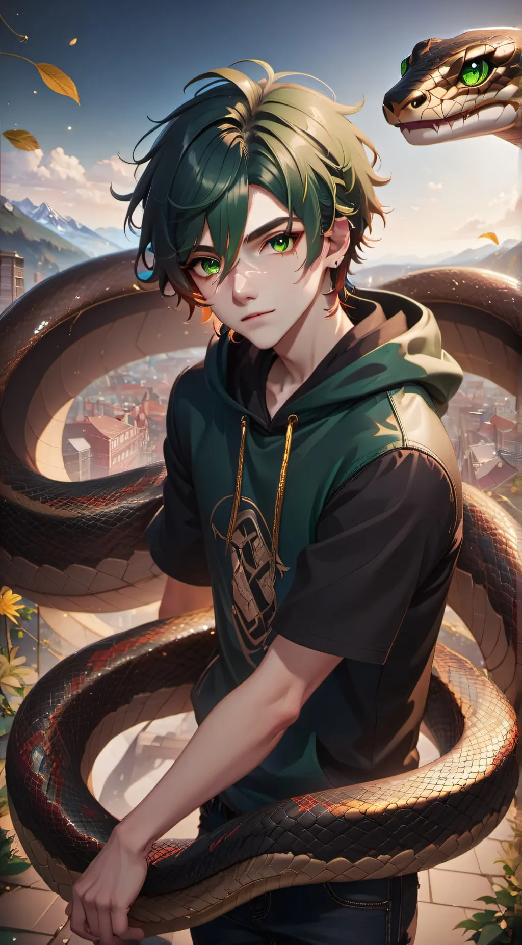 ai character: Jacob  background